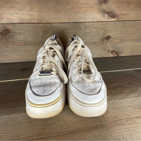 Nike Air Force one sage Womens size 8.5 shoes white leather platform sneakers - Picture 4 of 8